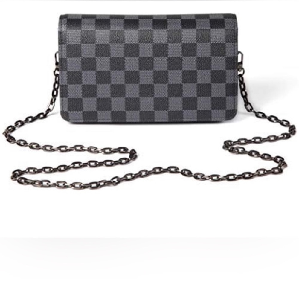 Checkered Purse